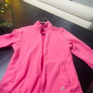 Adidas Bright Pink Golf Jacket